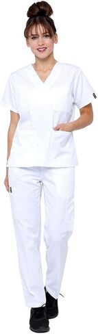 مجموعة ملابس نسائية كلاسيكية مكونة من 8 جيوب من Dress A Med - قميص علوي وسروال in Kuwait