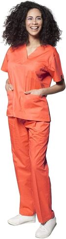 مجموعة ملابس نسائية كلاسيكية مكونة من 8 جيوب من Dress A Med - قميص علوي وسروال in Kuwait