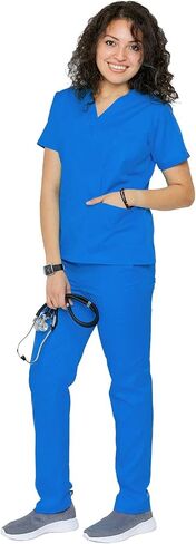 مجموعة ملابس نسائية كلاسيكية مكونة من 8 جيوب من Dress A Med - قميص علوي وسروال in Kuwait