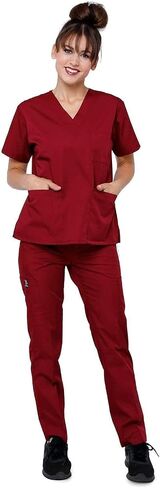 مجموعة ملابس نسائية كلاسيكية مكونة من 8 جيوب من Dress A Med - قميص علوي وسروال in Kuwait