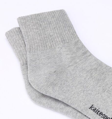 Unisex Cotton Blend Crew Socks, 6 Pairs, Black/White/Gray, Breathable Odor-Resistant Athletic Socks for Men & Women in Saudi Arabia
