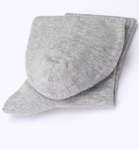 Unisex Cotton Blend Crew Socks, 6 Pairs, Black/White/Gray, Breathable Odor-Resistant Athletic Socks for Men & Women in Saudi Arabia