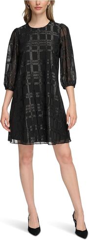 Calvin Klein Women's Chiffon A-line with Lurex in Kuwait