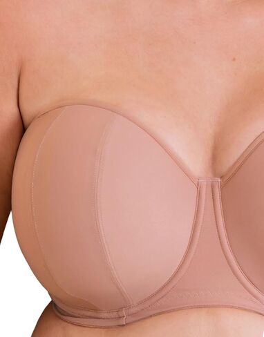 Curvy Kate Women's Luxe Strapless Multiway Underwire Bra, CK2601, Latte, 36F in Saudi Arabia