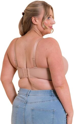 Curvy Kate Women's Luxe Strapless Multiway Underwire Bra, CK2601, Latte, 36F in Saudi Arabia