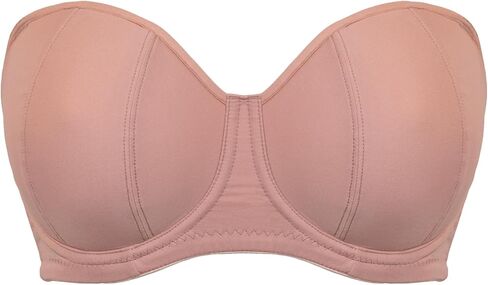 Curvy Kate Women's Luxe Strapless Multiway Underwire Bra, CK2601, Latte, 36F in Saudi Arabia