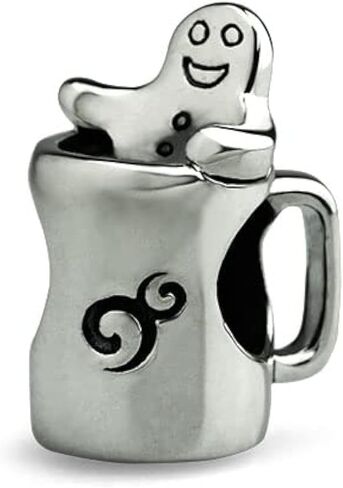 OHM Hot Mug Sterling Silver Bead in Saudi Arabia