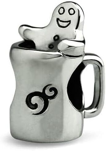 OHM Hot Mug Sterling Silver Bead in Saudi Arabia