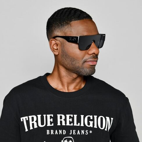 نظارات شمسية للرجال من True Religion Kade's Full Spectrum Black Shield in Saudi Arabia