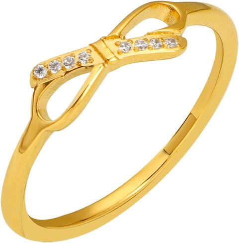 JUDE Jewellers الفولاذ المقاوم للصدأ نمط إنفينيتي الزفاف وعد اقتراح بيان الذكرى السنوية الدائري in Kuwait