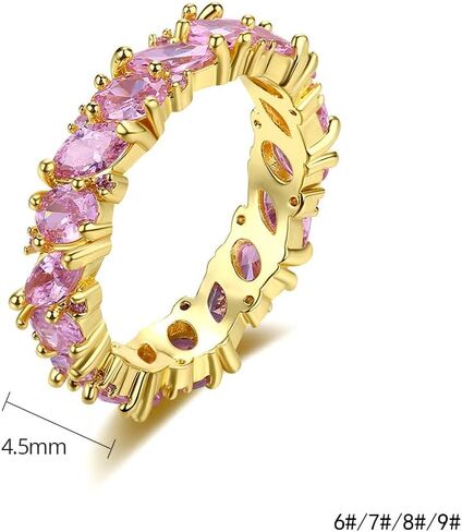 14K Gold Punk Style Moissanite Ring, Marquise Cut， Edgy Open Band Statement Ring for Women in Saudi Arabia