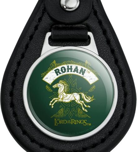 GRAPHICS & MORE Black Leather Lord of the Rings Rohan Keychain in Kuwait