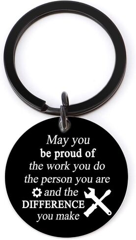 Mechanic Gifts Handyman Construction Worker Carpenter Machinist Keychain Valentines Day Christmas Fathers Day Birthday Gifts Machinist Gift Colleague Maintenance Man Machinist Present in Saudi Arabia