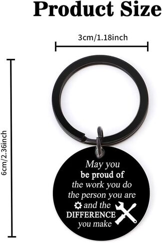 Mechanic Gifts Handyman Construction Worker Carpenter Machinist Keychain Valentines Day Christmas Fathers Day Birthday Gifts Machinist Gift Colleague Maintenance Man Machinist Present in Saudi Arabia