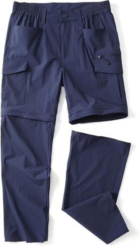 Hiking Lightweight Quick Dry Pants for Men Waterproof Zip Off Convertible Fishing with Multi Pockets in Saudi Arabia