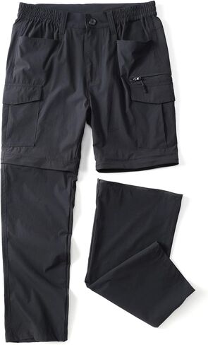 Hiking Lightweight Quick Dry Pants for Men Waterproof Zip Off Convertible Fishing with Multi Pockets in Saudi Arabia