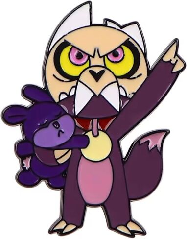 شارة الدبوس المينا من Baby King The Owl House الرسوم المتحركة التلفزيونية مقاس 1.5 بوصة in Kuwait