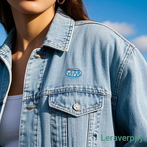 Enamel Pin,I've Got The Power Lapel Pin,Funny Mitochondrial Biology Brooch,Hunor Science Badge Gift For Students Teens Friends Family DIY Decor Canvas Bag Backpack Lanyards Jacket Accessory in Saudi Arabia