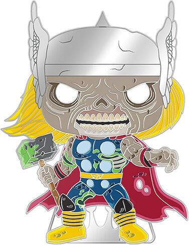 دبوس مينا كبير من Loungefly دبوس Marvel: Zombie Thor - Thor - دبابيس مينا Marvel Zombies - بروش مبتكر لطيف قابل للتجميع - لحقائب الظهر والحقائب - فكرة هدية - بضائع رسمية in Kuwait