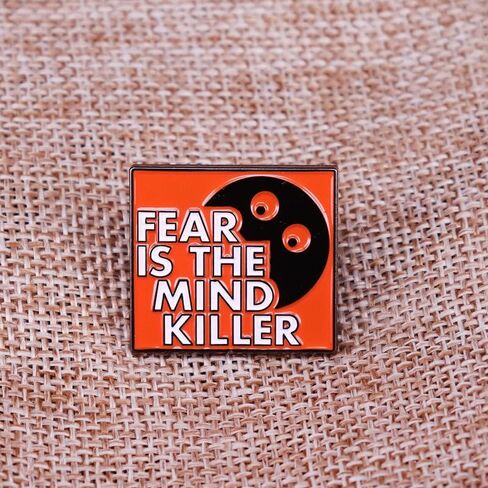 Fear Is The Mind Killer Enamel Pin Metal Badge Brooch For Backpacks Coat Accessories in Kuwait