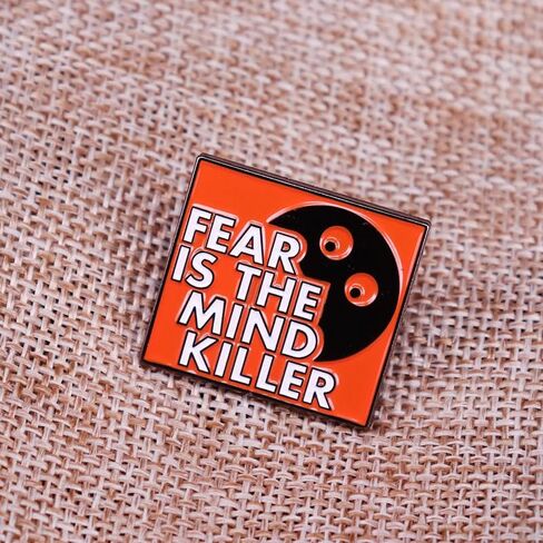 Fear Is The Mind Killer Enamel Pin Metal Badge Brooch For Backpacks Coat Accessories in Kuwait