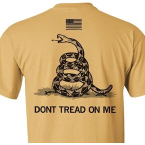 Dont Tread On Me Gadsden Flag Shirt - 100% Cotton T-Shirt in Saudi Arabia