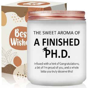 PhD Graduation Gifts - 2026 Doctorate Degree Present for Women, Her, Friend - Doctoral Graduates Scented Candle, PhD Students Congrats Congratulations Grad Present in Saudi Arabia