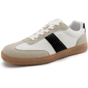 Rihero Men's Fashion Sneakers Comfortable Tennis Walking Shoes Lace-Up Non Slip Casual Sneakers in Saudi Arabia