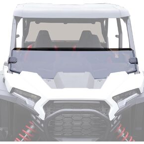 A & UTV PRO 1/2 Front Half Windshield for Polaris RZR XP 1000 2014-2018, Clear Tough Hard Coated Window for 14-18 Polaris RZR 1000 XP 1000 4/ RZR XP Turbo/RZR XP 4 Turbo , 250x Stronger Than Glass in Kuwait