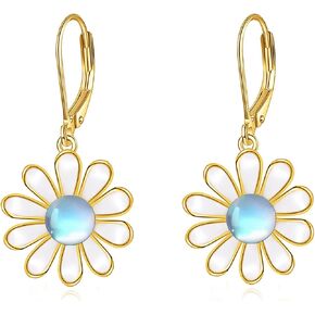 S925 Flower Animal Earrings Sterling Silver Animal French Dangle Earring Flower Earring Jewelry for Women 5 in Saudi Arabia