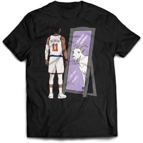Brunson Mirror Goat Basketball Shirt Basketball Fan Graphic T-Shirt Streetwear Sports Tee in Saudi Arabia