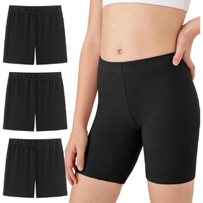 DIPUG Girls Biker Shorts 3 Pack Cotton Bike Shorts for Under Dress Dance in Saudi Arabia