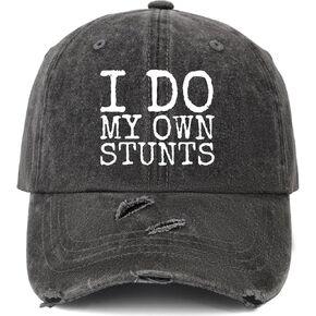 I Do My Own Stunts Hat Men Funny Baseball Hat Birthday Gifts for Men in Saudi Arabia