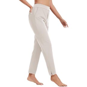 QBK Womens Casual Travel Ankle Pants 7/8 Stretchy Petite Pull On Dressy Work Slacks for Golf Business Athletic Yoga Lounge in Saudi Arabia