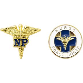 Nurse Practitioner "NP" Lapel Pin Set in Saudi Arabia