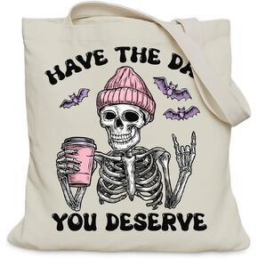 Halloween Ghost Gifts Tote Bag for Women, Fall Spooky Season Tote Bag for Halloween, Medium Size with Inner Pocket in Saudi Arabia