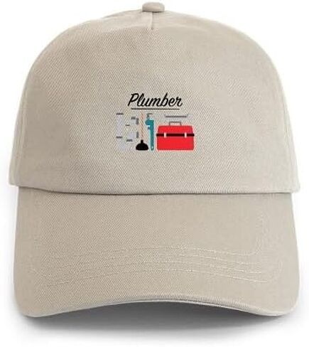 CafePress Pipe Wrench Plumber Tool Adjustable Baseball Cap in Kuwait