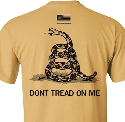 Dont Tread On Me Gadsden Flag Shirt - 100% Cotton T-Shirt in Saudi Arabia