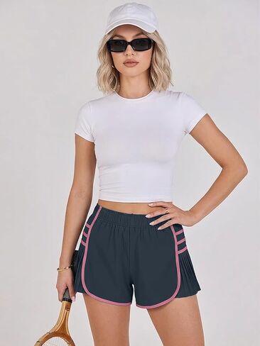 Women's Casual Athletic Shorts Soft Stretchy Summer Workout Bottoms in Kuwait