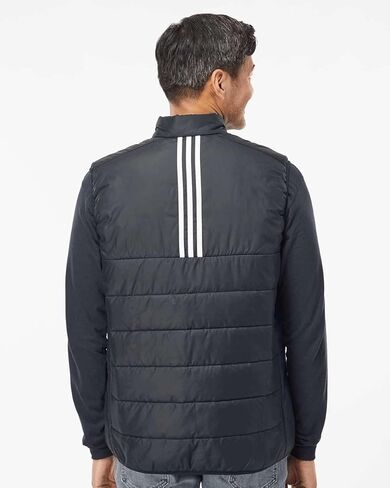 adidas Mens Puffer Vest, 2XL, Team Navy Blue in Kuwait
