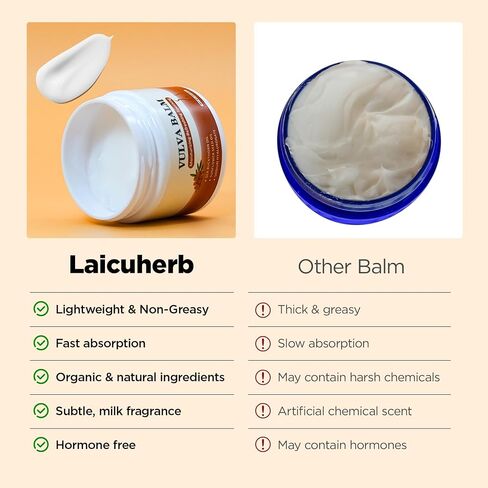 Laicuherb Vulva Balm Moisture Cream for Women Vaginal Moisturizer, Helps with Vulva Dryness and Itching, Soothing & Nonsticky Intimate Care Balm Cream for pH and Hormone Balance and Menopause Support in Saudi Arabia