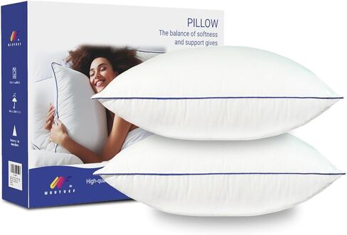 12x20 Pillow Insert Set of 2, Hypoallergenic Lumbar Pillow Inserts,Soft Rectangular Cushionfor Couch, Sofa – Oeko-TEX Certified Virgin Down Alternative Filling, Machine Washable in Saudi Arabia