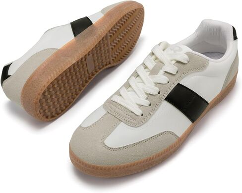 Rihero Men's Fashion Sneakers Comfortable Tennis Walking Shoes Lace-Up Non Slip Casual Sneakers in Saudi Arabia