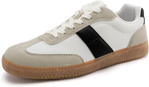 Rihero Men's Fashion Sneakers Comfortable Tennis Walking Shoes Lace-Up Non Slip Casual Sneakers in Kuwait