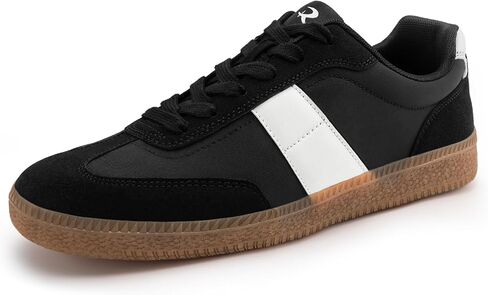 Rihero Men's Fashion Sneakers Comfortable Tennis Walking Shoes Lace-Up Non Slip Casual Sneakers in Saudi Arabia