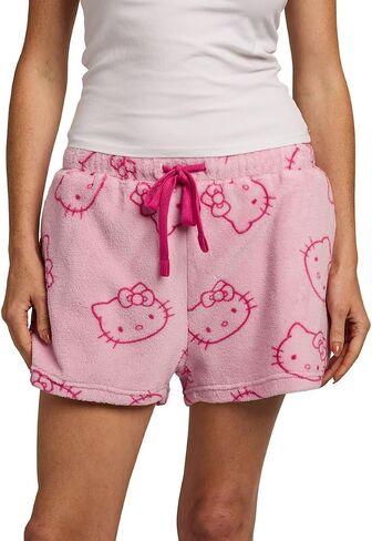Hello Kitty All-Over Print Women's Plush Shorts in Kuwait