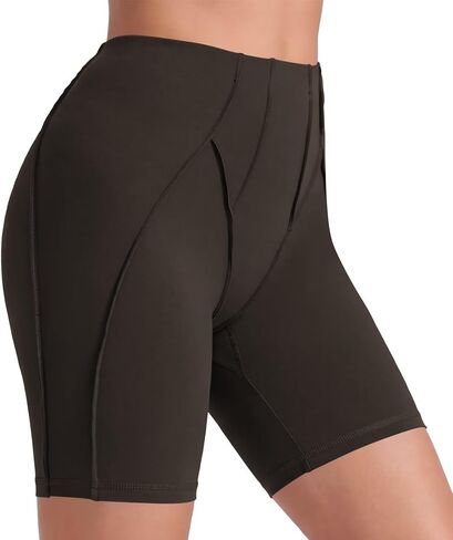 Sunzel Women's External 3D Contour Seam Biker Shorts 6" High Waisted Butt Lifting Squat Proof Compression Yoga Shorts Running in Kuwait