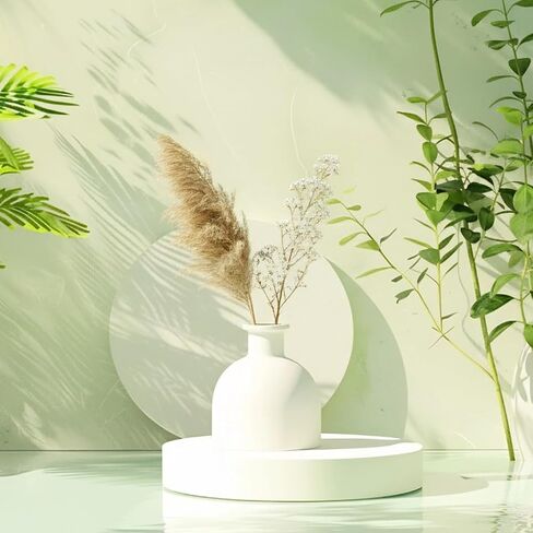 100ml 3.4oz Matte White Glass Diffuser Bottle Refillable Essential Oil Jar for Home Bathroom Office Aromatherapy Decor in Kuwait
