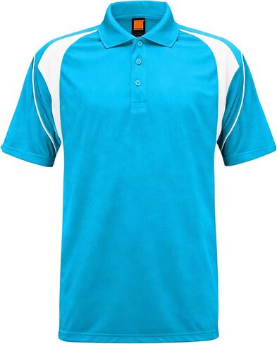 SECOOD Mens Polo Shirt Short Sleeve Performance Moisture Wicking Breathable Casual Sports Golf in Saudi Arabia