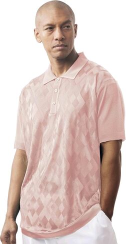STACY ADAMS Men’s Short Sleeve Italian Filament Yarn Polo in Kuwait